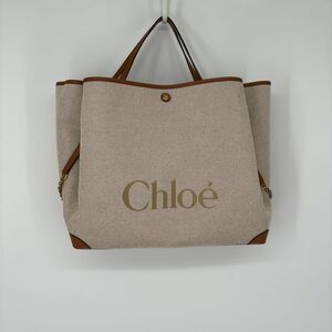 Chloé Canvas & Leather Tote